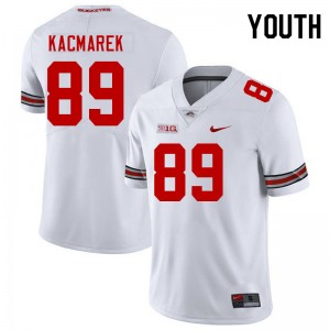 Will Kacmarek Ohio State #89 Replica Youth Football Jersey - White 546627-400