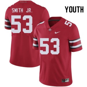 Will Smith Jr. OSU Football Youth #53 Embroidery Jersey - Red 764945-150