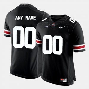 Custom Ohio State #00 Football 2025-26 Men's Jersey - Black 464727-768