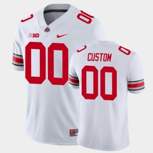 Custom The Ohio State #00 Football Mens Embroidery Jersey - White 347919-125