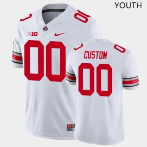Custom Ohio State Youth 2025-26 Football #00 Jersey - White 485818-939